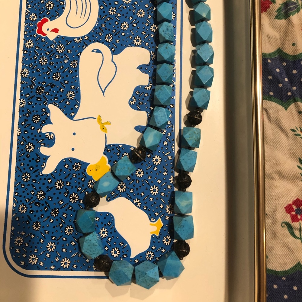Natural Turquoise Bead Necklace